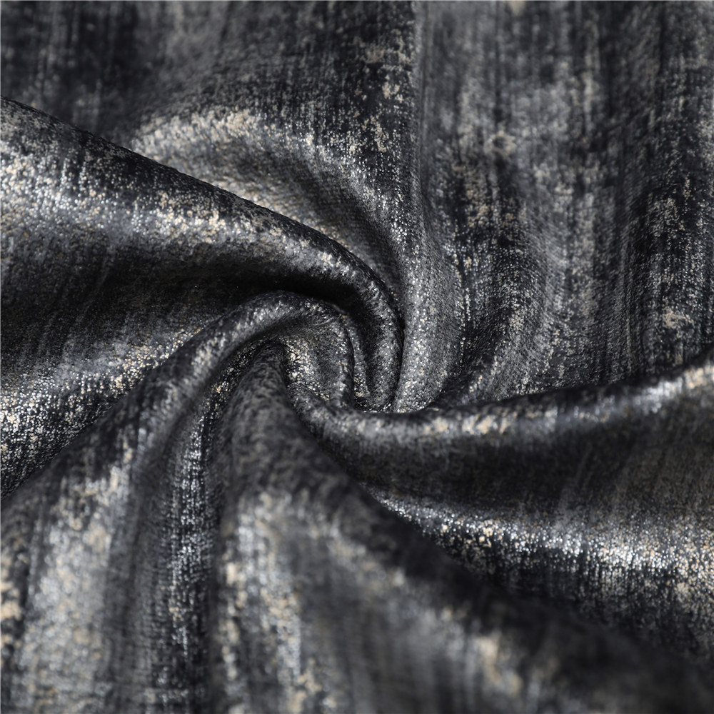 Gladde en zachte textuur polyester stof in bronzen stijl